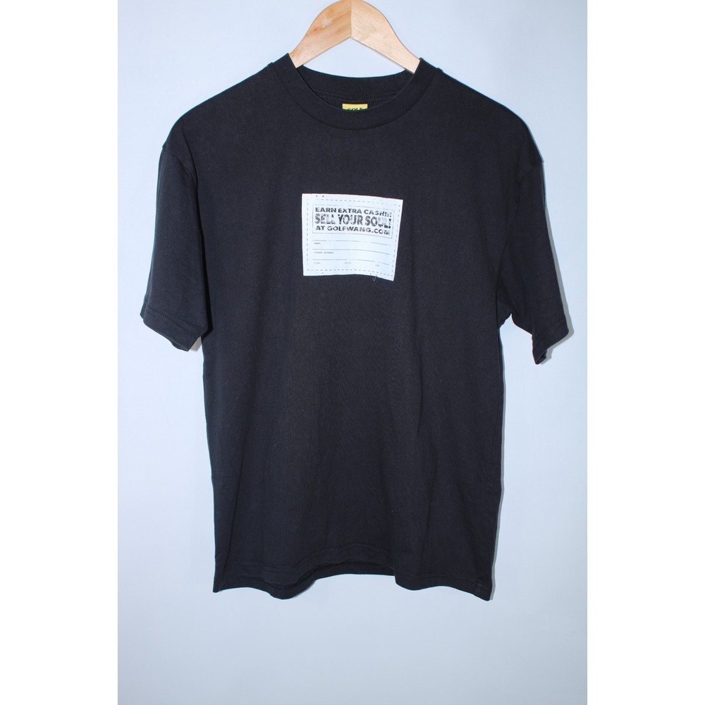 Golf Wang Men's Medium Black White Short Sleeve Crew Neck T-Shirt